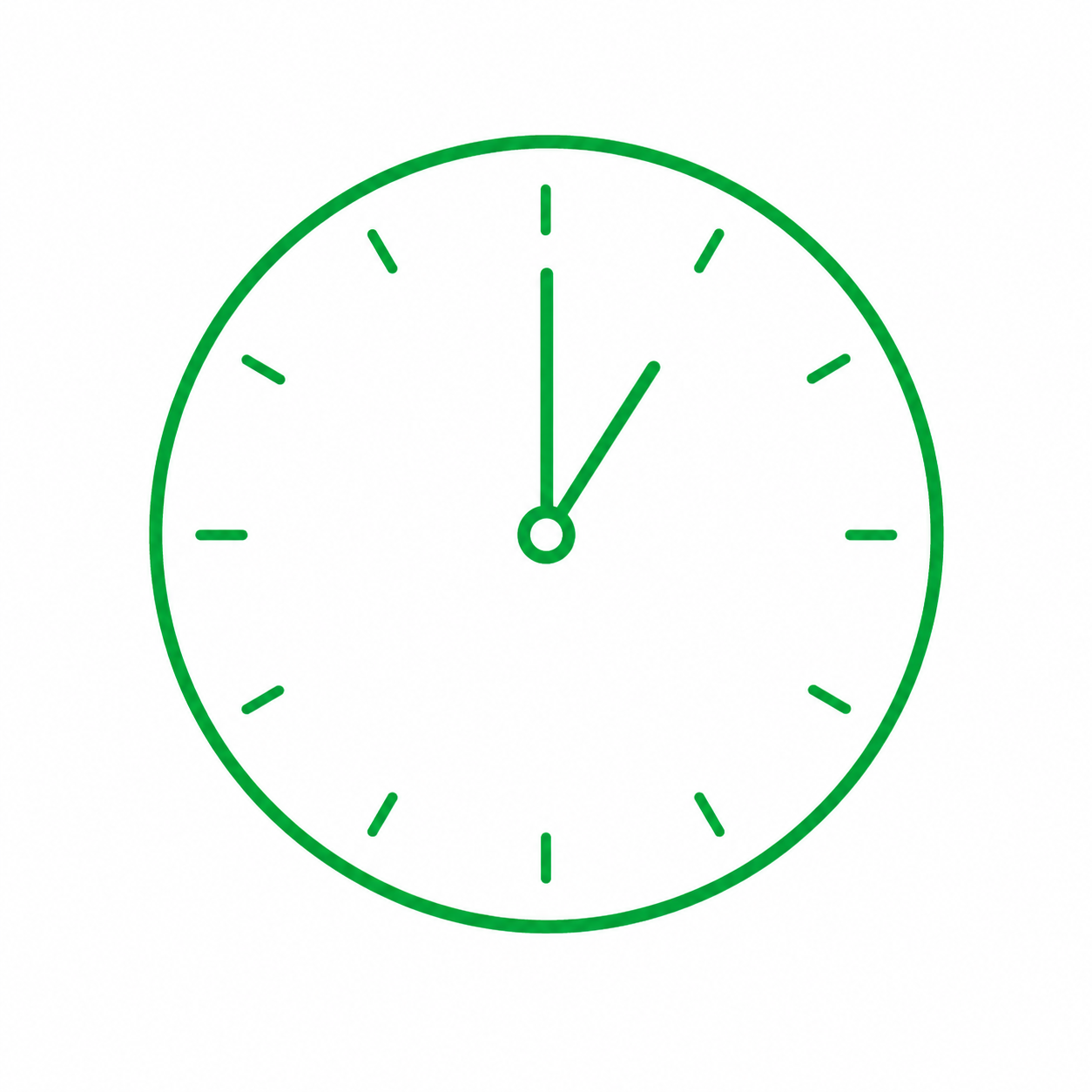1時